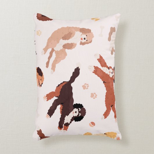 Cute hond Accent kussen (Voorkant(Verticaal))