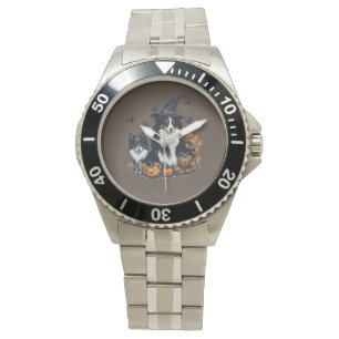 Cute Hond Halloween  Horloge