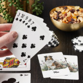 Cute Hond Illustratie - Collie Pokerkaarten (Insitu)