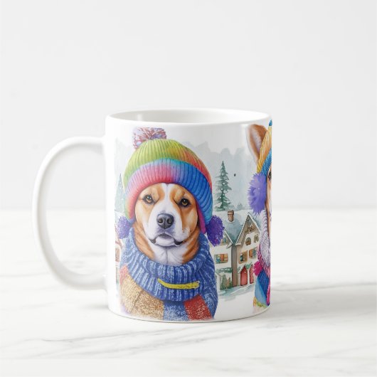 Cute hond koffiemok (Links)