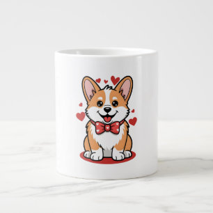 Cute Hond Moeder Cadeau – Schattige Corgi Puppy Li Grote Koffiekop