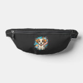 Cute Hond Paint Splash Vector Kunst_1 Heuptasje (Liggend)