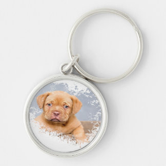 Cute Hond Sleutelhanger – Aardige Puppy Foto Sleut