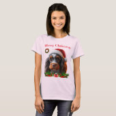 Cute honden Kerst T-shirts (Voorkant volledig)