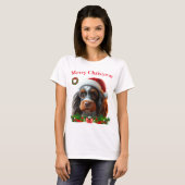 Cute honden Kerst T-shirts (Voorkant volledig)
