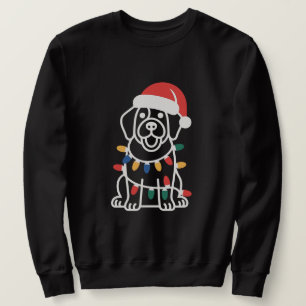 Cute Honden Kerstlichten & Muts Trui