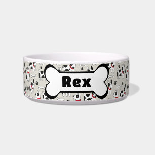 Cute Honden Kom Personaliseer