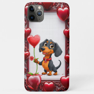 Cute Hondenliefde Valentijnsdag Hond Cadeau Case-Mate iPhone Case