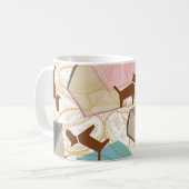 Cute Hondenliefhebber Book Lover Koffiemok (Voorkant links)