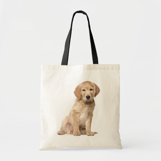 Cute Hondenliefhebber Gift Puppy Golden Retriever Tote Bag (Voorkant)