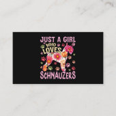 Cute Hondenliefhebber is gewoon een meisje dat van Visitekaartje (Voorkant)