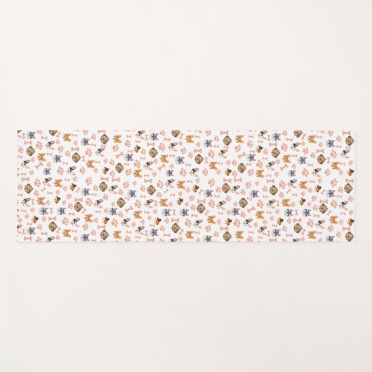 Cute Hondenliefhebber Yogamat (Voorkant (horizontaal))