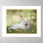 Cute Hondenliefhebbers Personalized Pet Photo Folie Afdrukken (Voorkant)