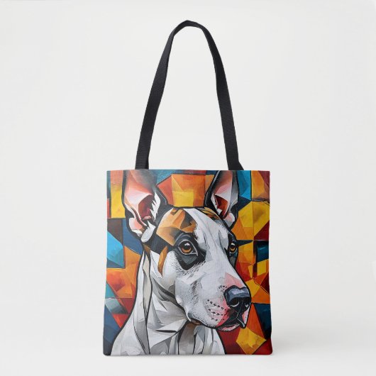 Cute hondenportret tote bag (Voorkant)