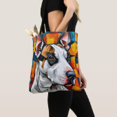 Cute hondenportret tote bag (Dichtbij)