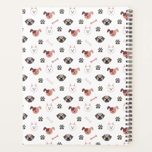 Cute Hondenras Planner (Achterkant)
