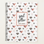 Cute Hondenras Planner<br><div class="desc">Haal deze hondenliefhebber planner in schattige illustraties van hondenras.</div>