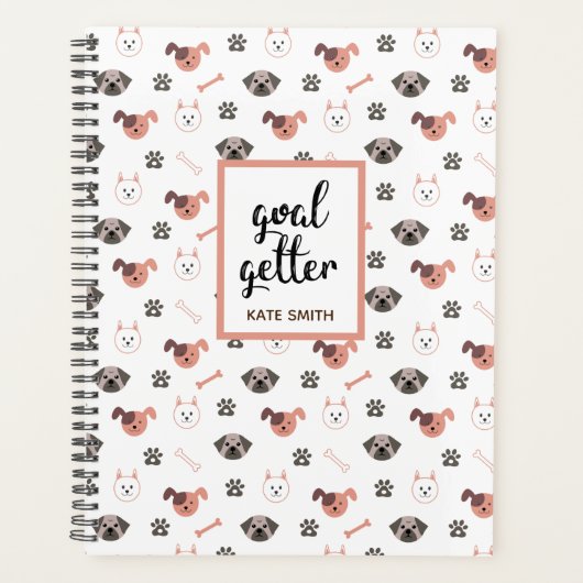 Cute Hondenras Planner (Voorkant)