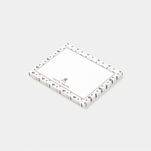 Cute Hondenras Post-it® Notes (Schuin)