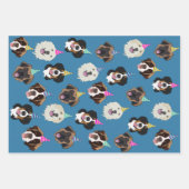 Cute Hondenrassen Birthday Inpakpapier Vel (Voorkant)