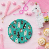 Cute Hondenrassen Birthday Papieren Bordje (Feest)