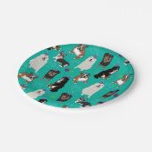 Cute Hondenrassen Birthday Papieren Bordje (Gekanteld)