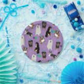 Cute Hondenrassen Birthday Papieren Bordje (Feest)