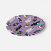 Cute Hondenrassen Birthday Papieren Bordje (Gekanteld)