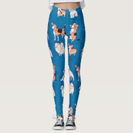 Cute-hondpatroon Leggings