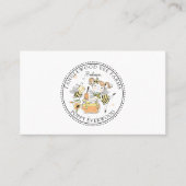 Cute Honey Bee Apiary Beekeeper Honey Products  Visitekaartje (Voorkant)