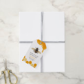 Cute Honey Bee Baby shower Cadeaulabel (Met Touw)