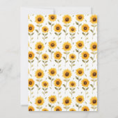 Cute Honey Bee Bear Ba-Bee Shower (vertaling:) Zoe Kaart (Achterkant)