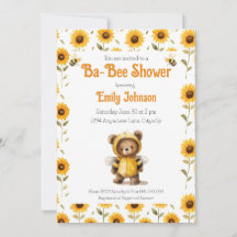 Cute Honey Bee Bear Ba-Bee Shower (vertaling:) Zoe