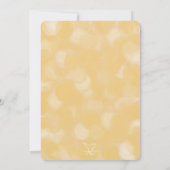 Cute Honey Bee Birthday Party Kaart (Achterkant)