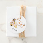 Cute honey bee comb yellow bees bloemen bedankjes labels (In situ)