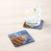 Cute Honey Bee Hard Plastic Onderzetter (Rechterzijde)
