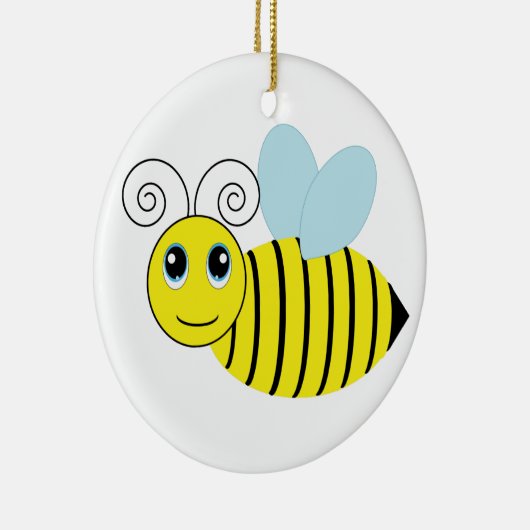 Cute Honey Bee Keramisch Ornament (Rechts)