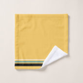 Cute Honey Bee Ribbon Bad Handdoek (Wasdoekje)