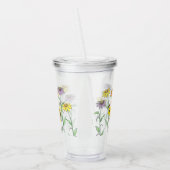 Cute Honey Bee Spring Cosmos Flowers Acryl Drinkbeker (Links)