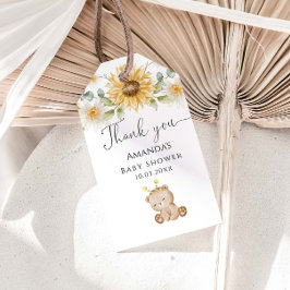 Cute Honey Beer Baby shower Hartelijk dank Cadeaulabel