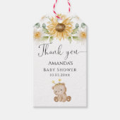 Cute Honey Beer Baby shower Hartelijk dank Cadeaulabel (Voorkant)