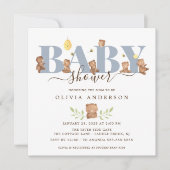 Cute Honey Beer Baby shower Kaart (Voorkant)