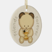 Cute Honey Beer BFF Keramisch Ornament (Rechts)