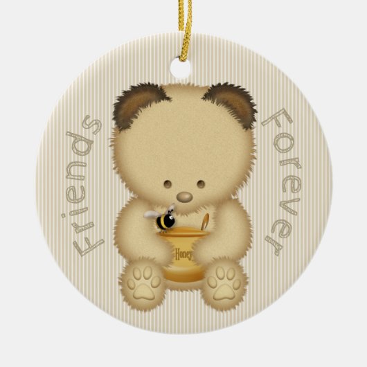 Cute Honey Beer BFF Keramisch Ornament (Voorkant)