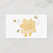 Cute Honey Beer Diaper Raffle Ticker Informatiekaartje (Achterkant)