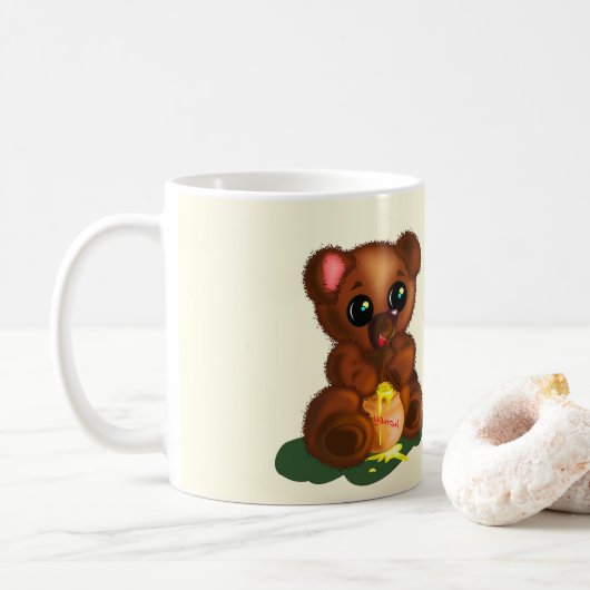 Cute Honey Beer Koffiemok (Met donut)