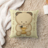 Cute Honey Beer Kussen (Deken)