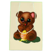 Cute Honey Beer Medium Cadeauzakje (Achterkant)