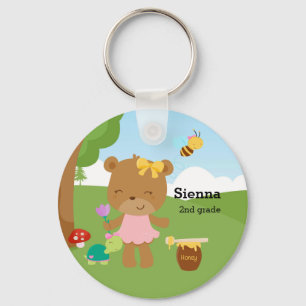 Cute honey beer sleutelhanger