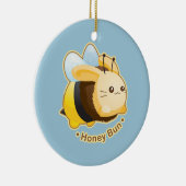 Cute Honey Bun Bunny Keramisch Ornament (Rechts)